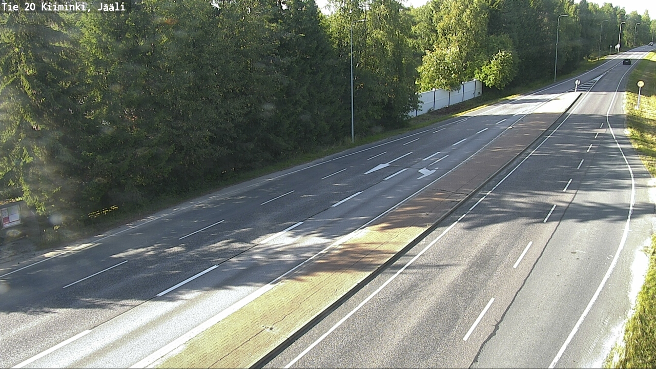 Weather Camera Image Väg 20 Uleåborg Kiiminki, Jääli, Oulu, Pohjois-Pohjanmaa