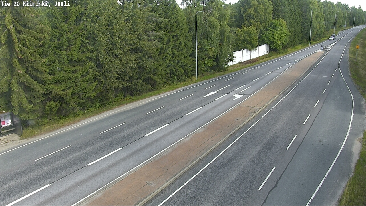 Weather Camera Image Road 20 Oulu Kiiminki, Jääli, Oulu, Pohjois-Pohjanmaa