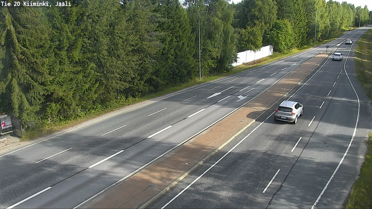 Weather Camera Image Road 20 Oulu Kiiminki, Jääli, Oulu, Pohjois-Pohjanmaa