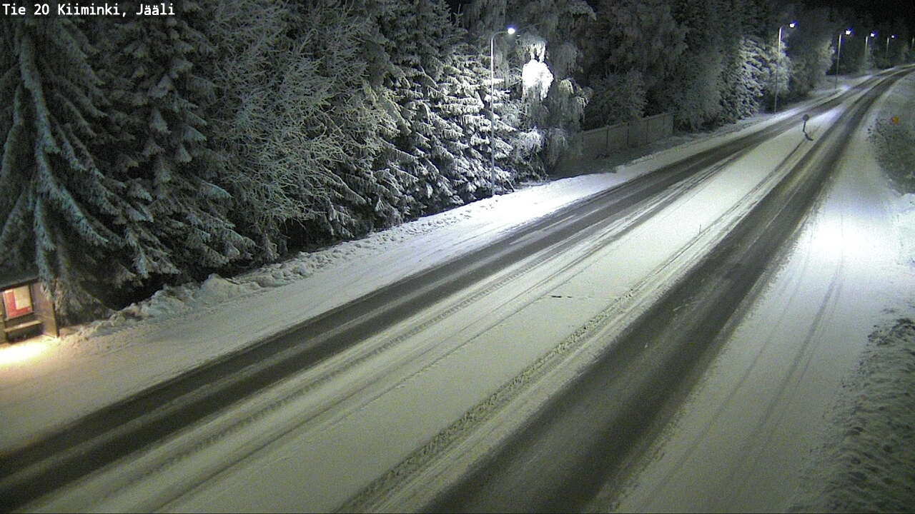 Weather Camera Image Road 20 Oulu Kiiminki, Jääli, Oulu, Pohjois-Pohjanmaa