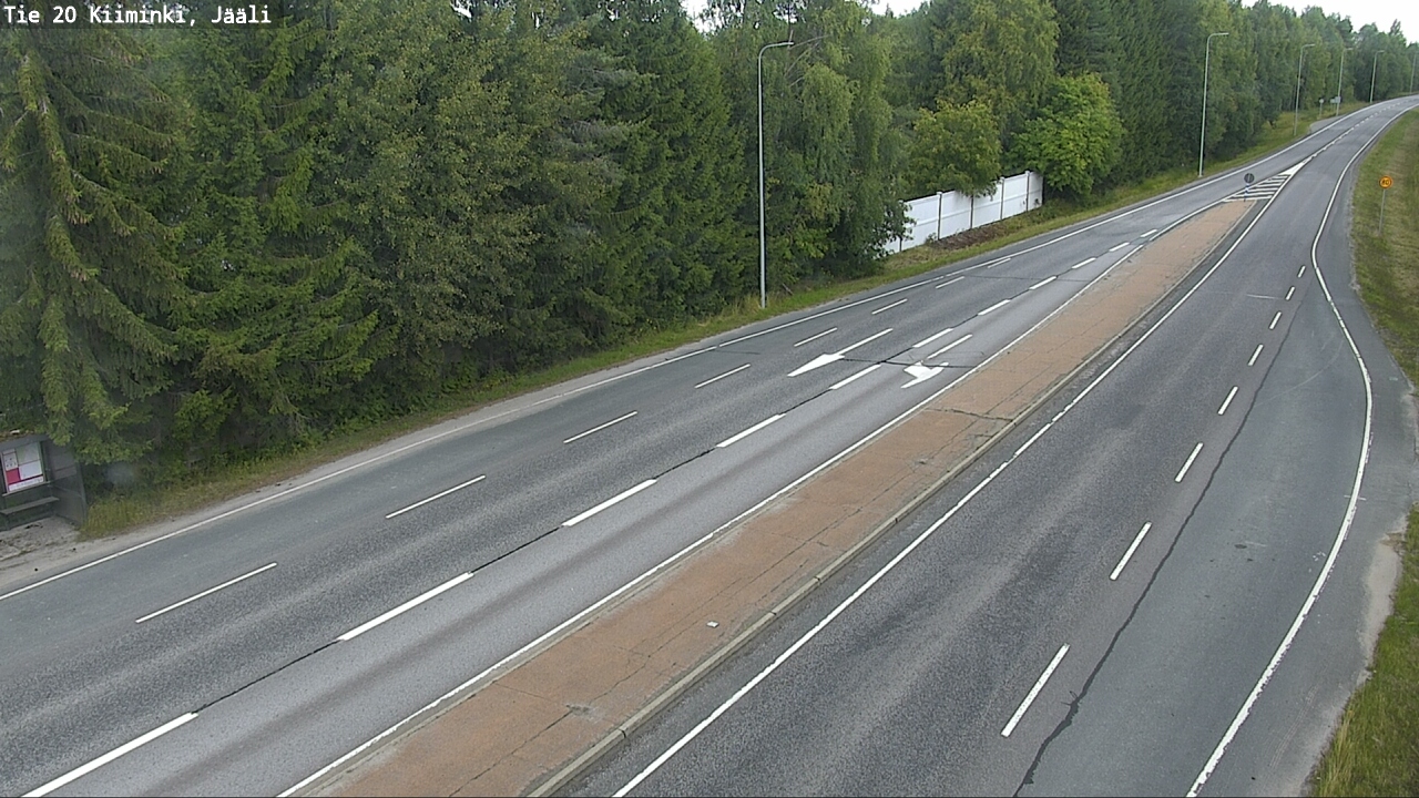 Weather Camera Image Road 20 Oulu Kiiminki, Jääli, Oulu, Pohjois-Pohjanmaa