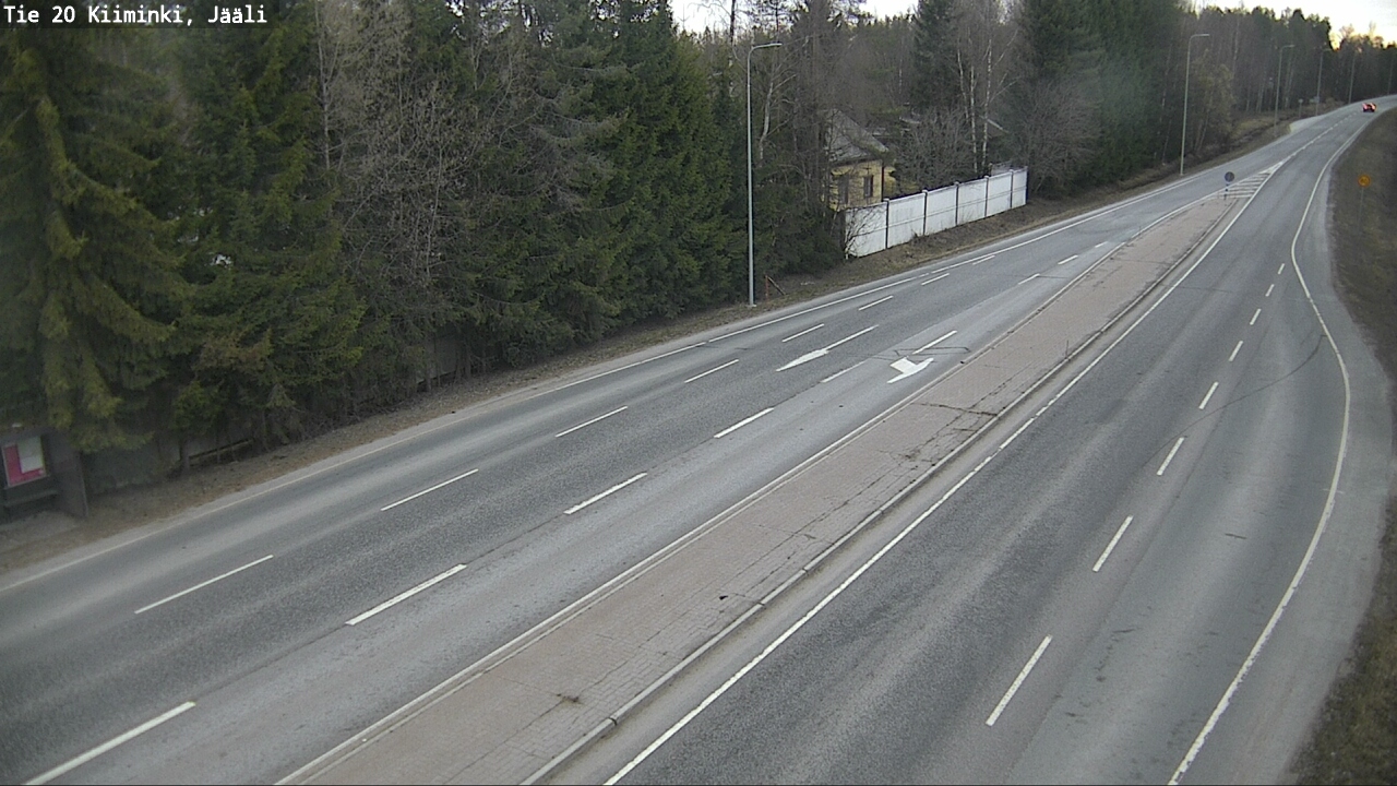 Weather Camera Image Road 20 Oulu Kiiminki, Jääli, Oulu, Pohjois-Pohjanmaa