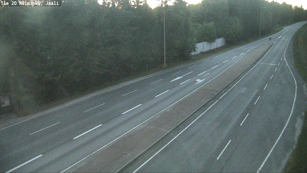 Weather Camera Image Väg 20 Uleåborg Kiiminki, Jääli, Oulu, Pohjois-Pohjanmaa