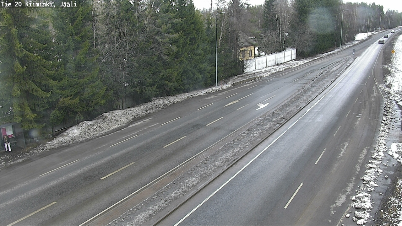 Weather Camera Image Road 20 Oulu Kiiminki, Jääli, Oulu, Pohjois-Pohjanmaa