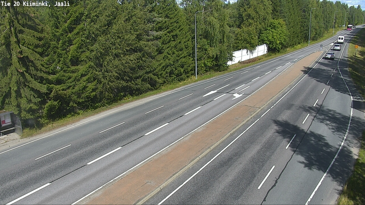 Weather Camera Image Road 20 Oulu Kiiminki, Jääli, Oulu, Pohjois-Pohjanmaa