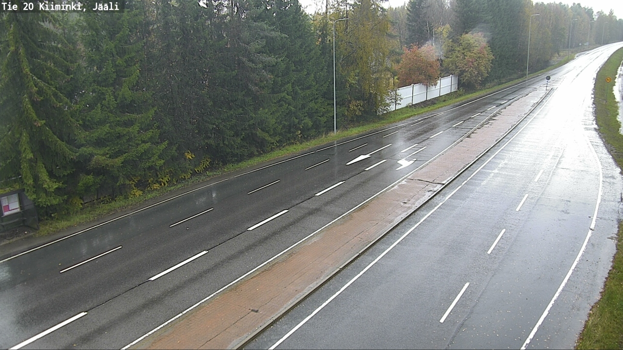 Weather Camera Image Road 20 Oulu Kiiminki, Jääli, Oulu, Pohjois-Pohjanmaa