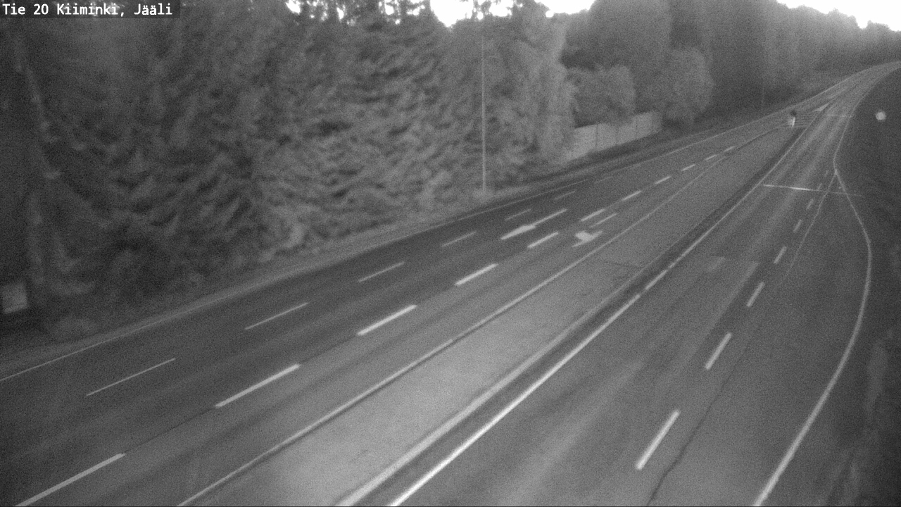 Weather Camera Image Väg 20 Uleåborg Kiiminki, Jääli, Oulu, Pohjois-Pohjanmaa