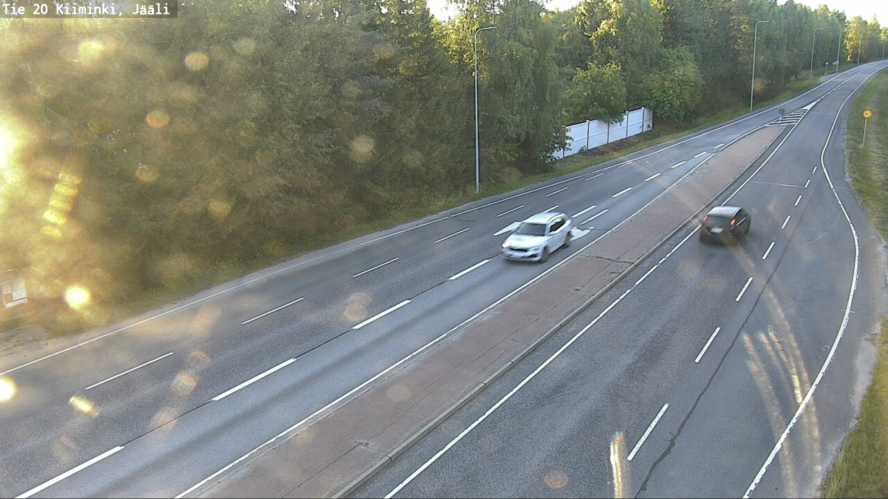 Weather Camera Image Väg 20 Uleåborg Kiiminki, Jääli, Oulu, Pohjois-Pohjanmaa