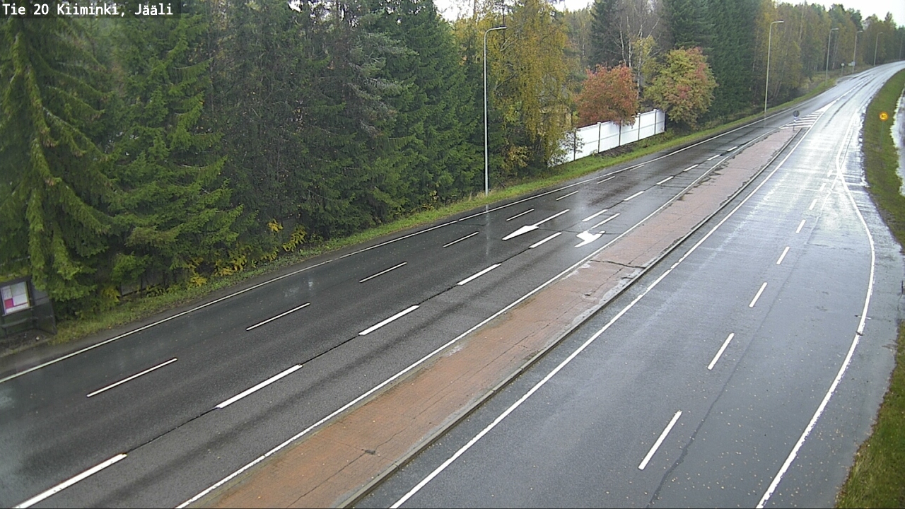 Weather Camera Image Road 20 Oulu Kiiminki, Jääli, Oulu, Pohjois-Pohjanmaa