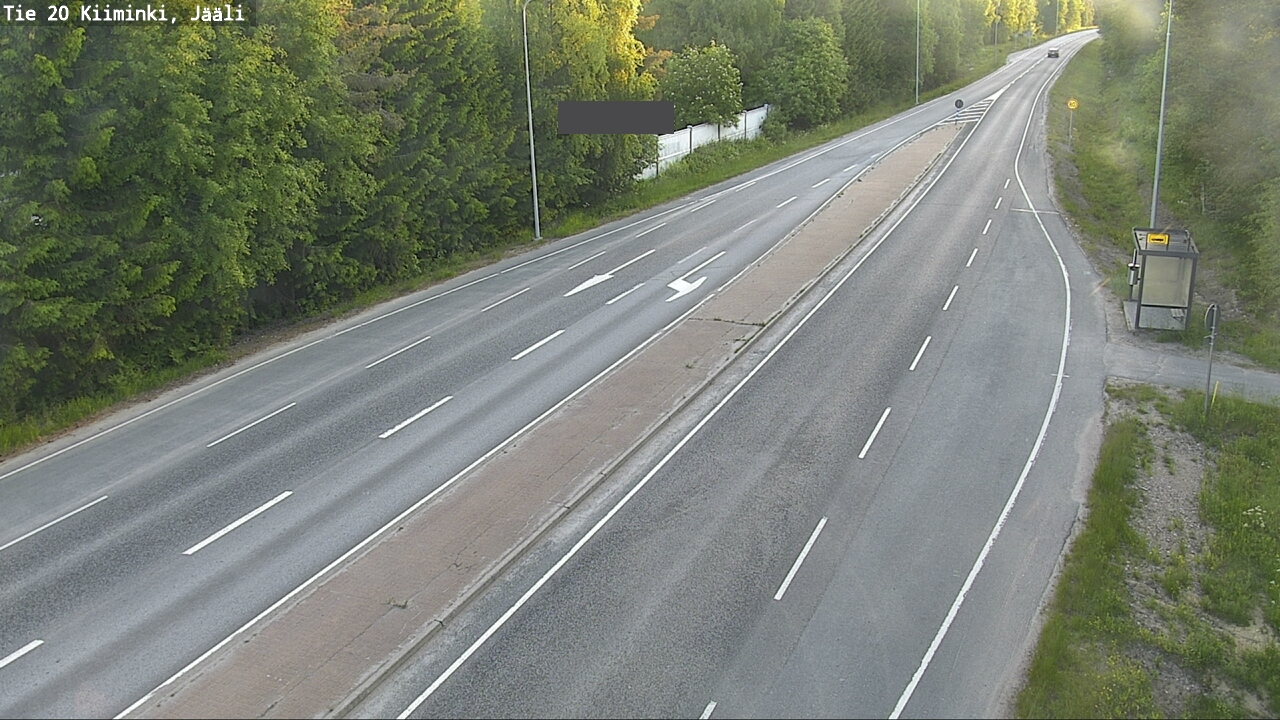 Weather Camera Image Road 20 Oulu Kiiminki, Jääli, Oulu, Pohjois-Pohjanmaa