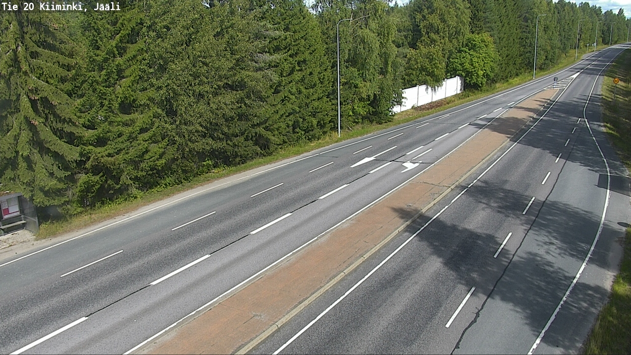 Weather Camera Image Road 20 Oulu Kiiminki, Jääli, Oulu, Pohjois-Pohjanmaa