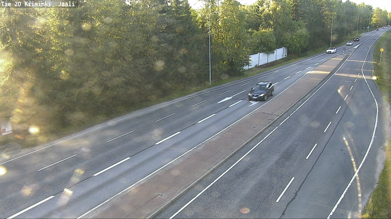 Weather Camera Image Väg 20 Uleåborg Kiiminki, Jääli, Oulu, Pohjois-Pohjanmaa