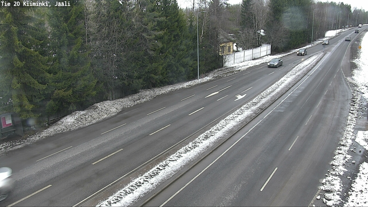 Weather Camera Image Väg 20 Uleåborg Kiiminki, Jääli, Oulu, Pohjois-Pohjanmaa