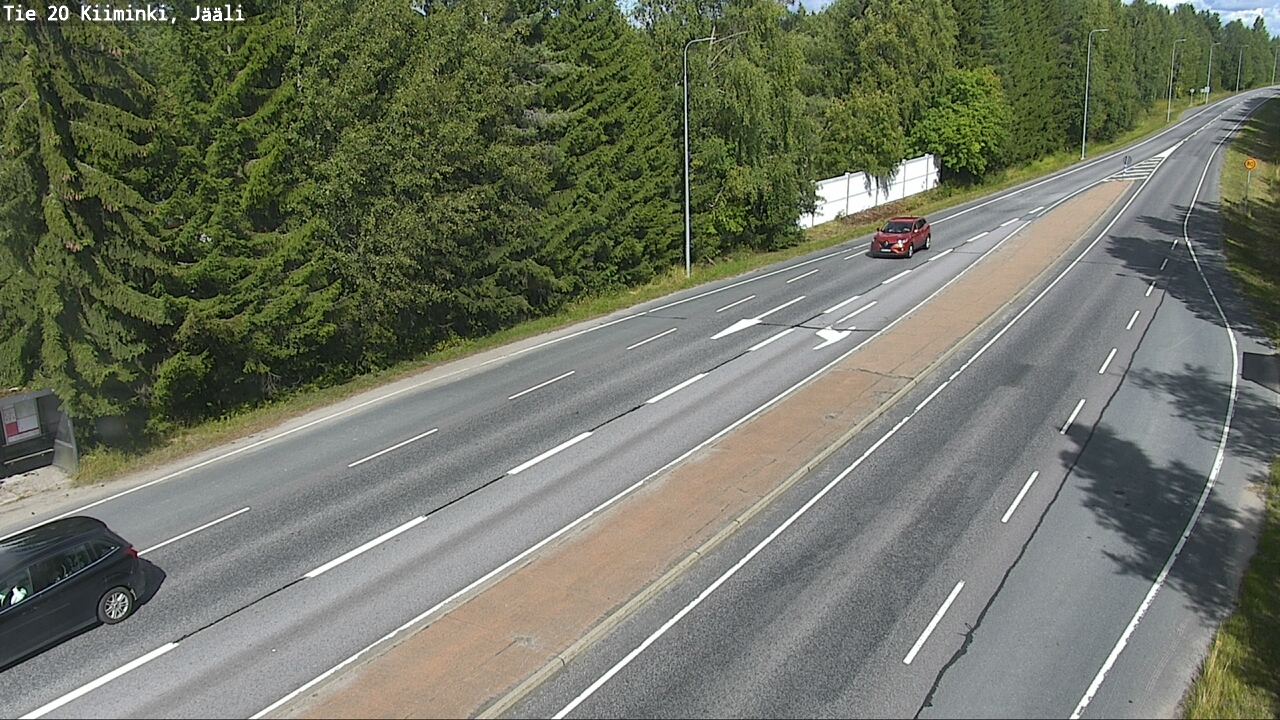 Weather Camera Image Road 20 Oulu Kiiminki, Jääli, Oulu, Pohjois-Pohjanmaa