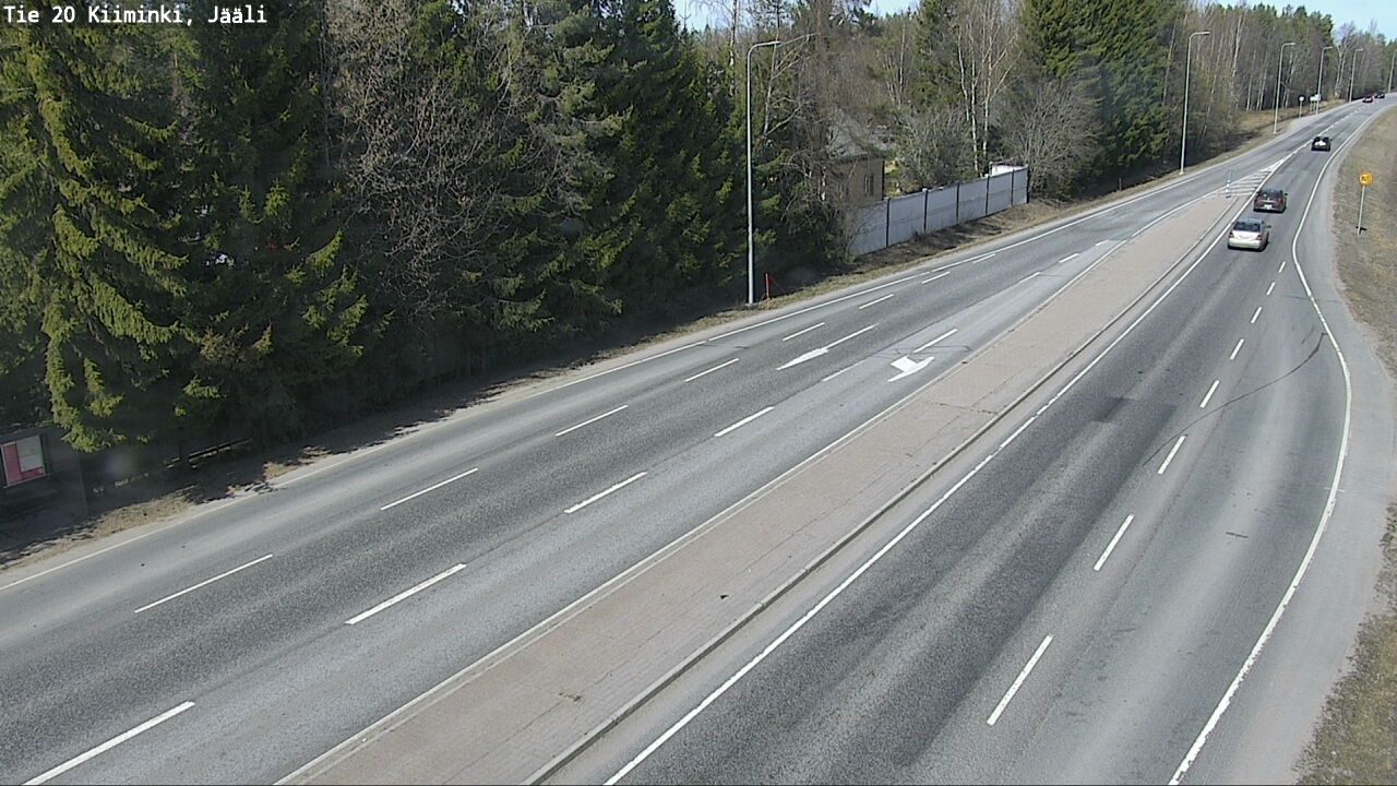 Weather Camera Image Road 20 Oulu Kiiminki, Jääli, Oulu, Pohjois-Pohjanmaa
