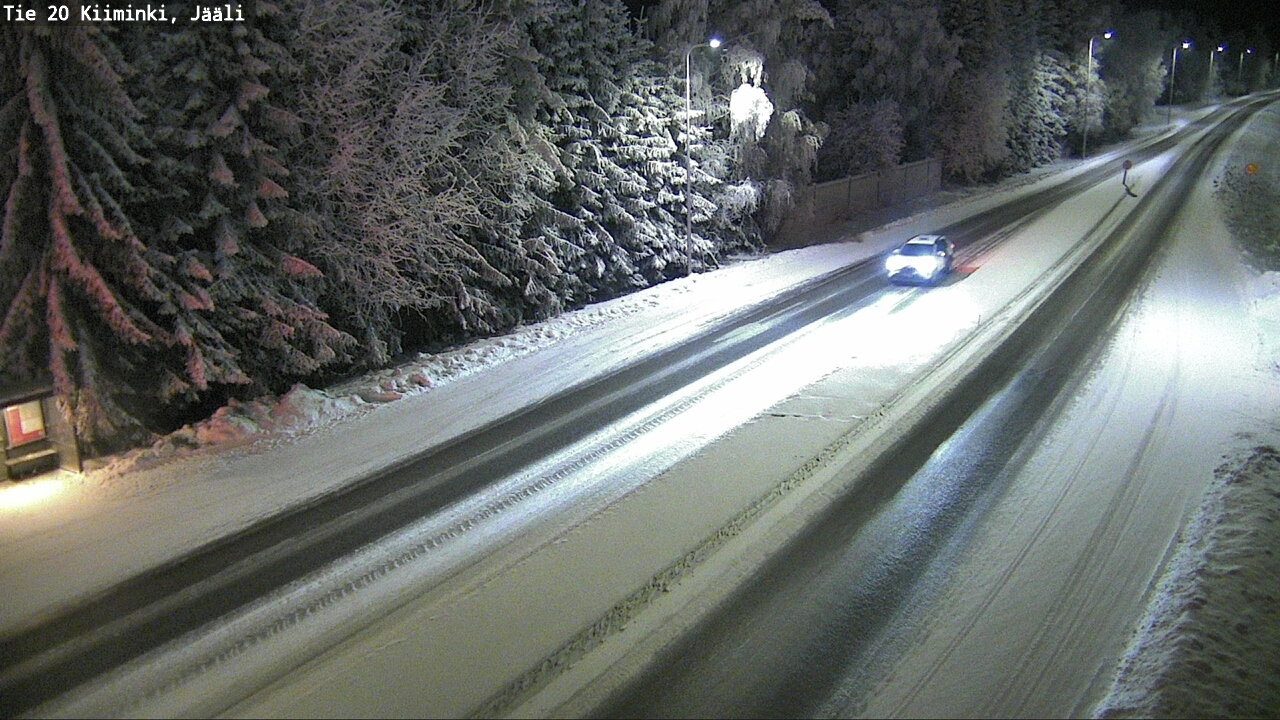 Weather Camera Image Väg 20 Uleåborg Kiiminki, Jääli, Oulu, Pohjois-Pohjanmaa