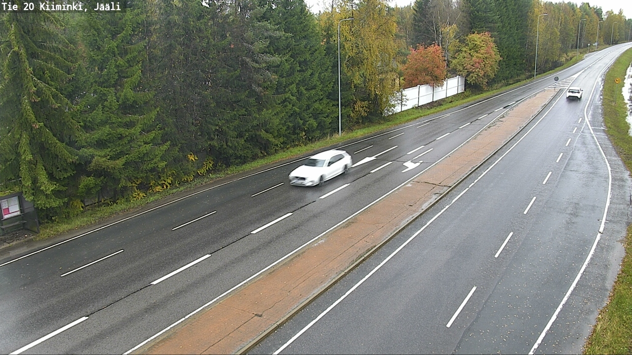 Weather Camera Image Road 20 Oulu Kiiminki, Jääli, Oulu, Pohjois-Pohjanmaa