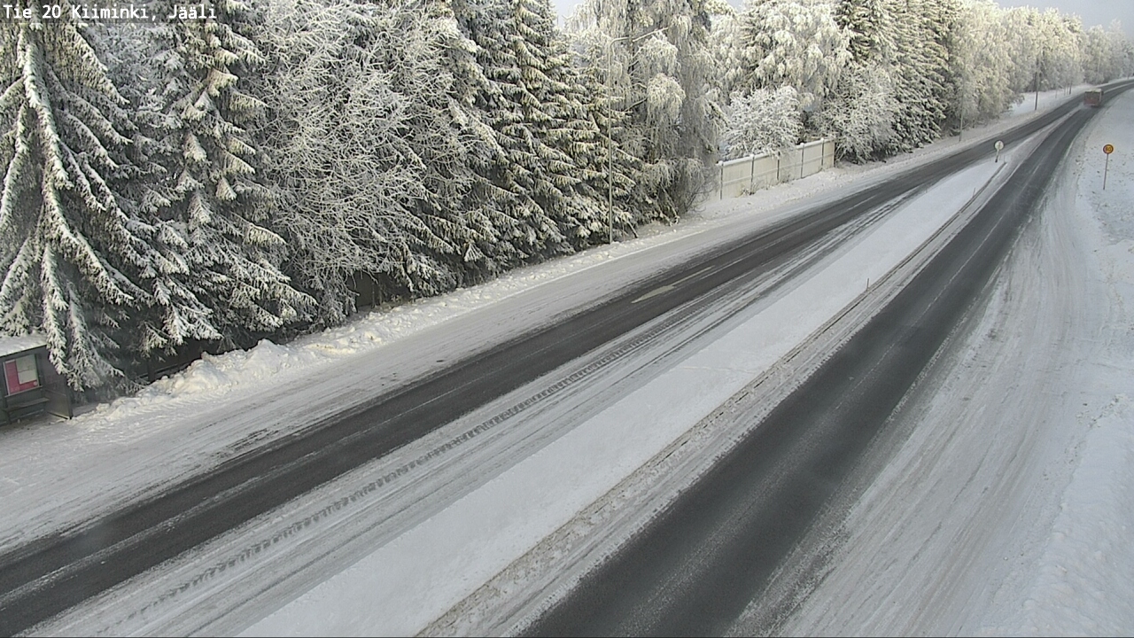 Weather Camera Image Väg 20 Uleåborg Kiiminki, Jääli, Oulu, Pohjois-Pohjanmaa