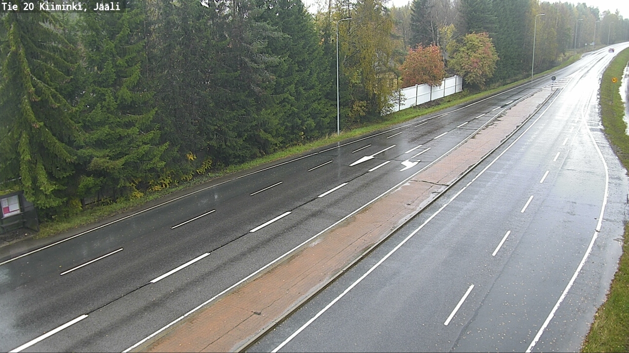Weather Camera Image Road 20 Oulu Kiiminki, Jääli, Oulu, Pohjois-Pohjanmaa