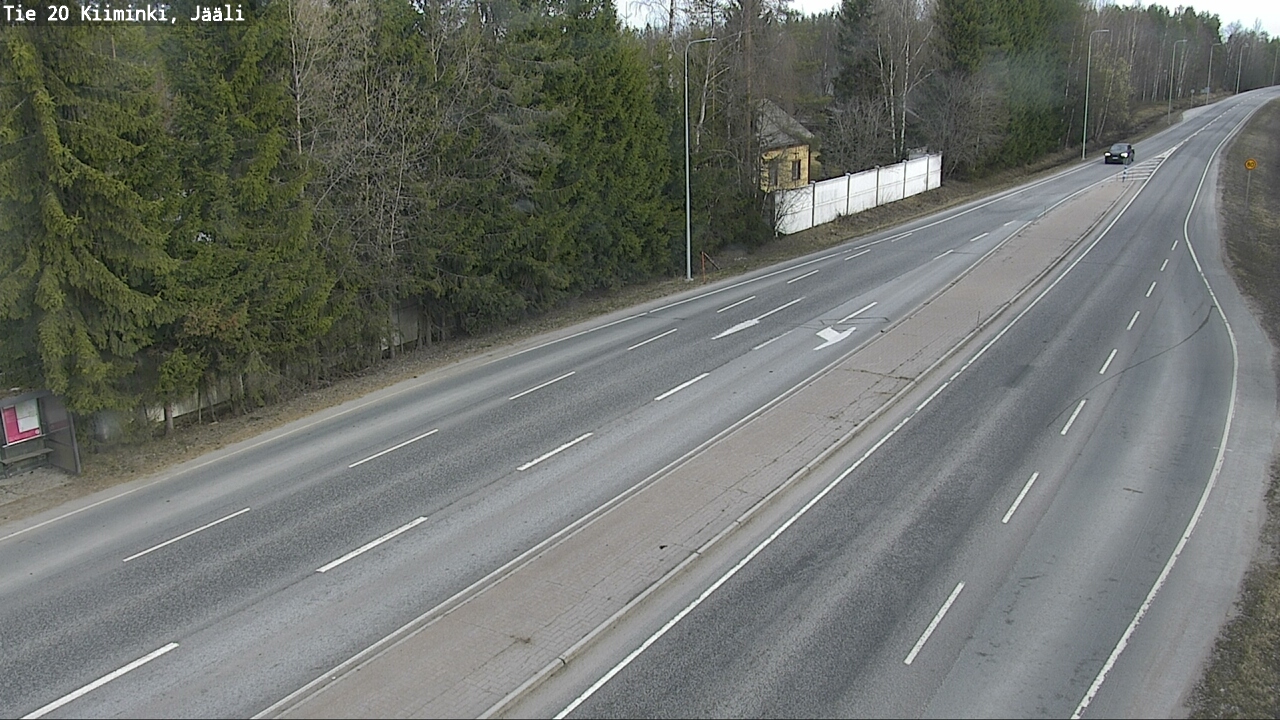 Weather Camera Image Road 20 Oulu Kiiminki, Jääli, Oulu, Pohjois-Pohjanmaa