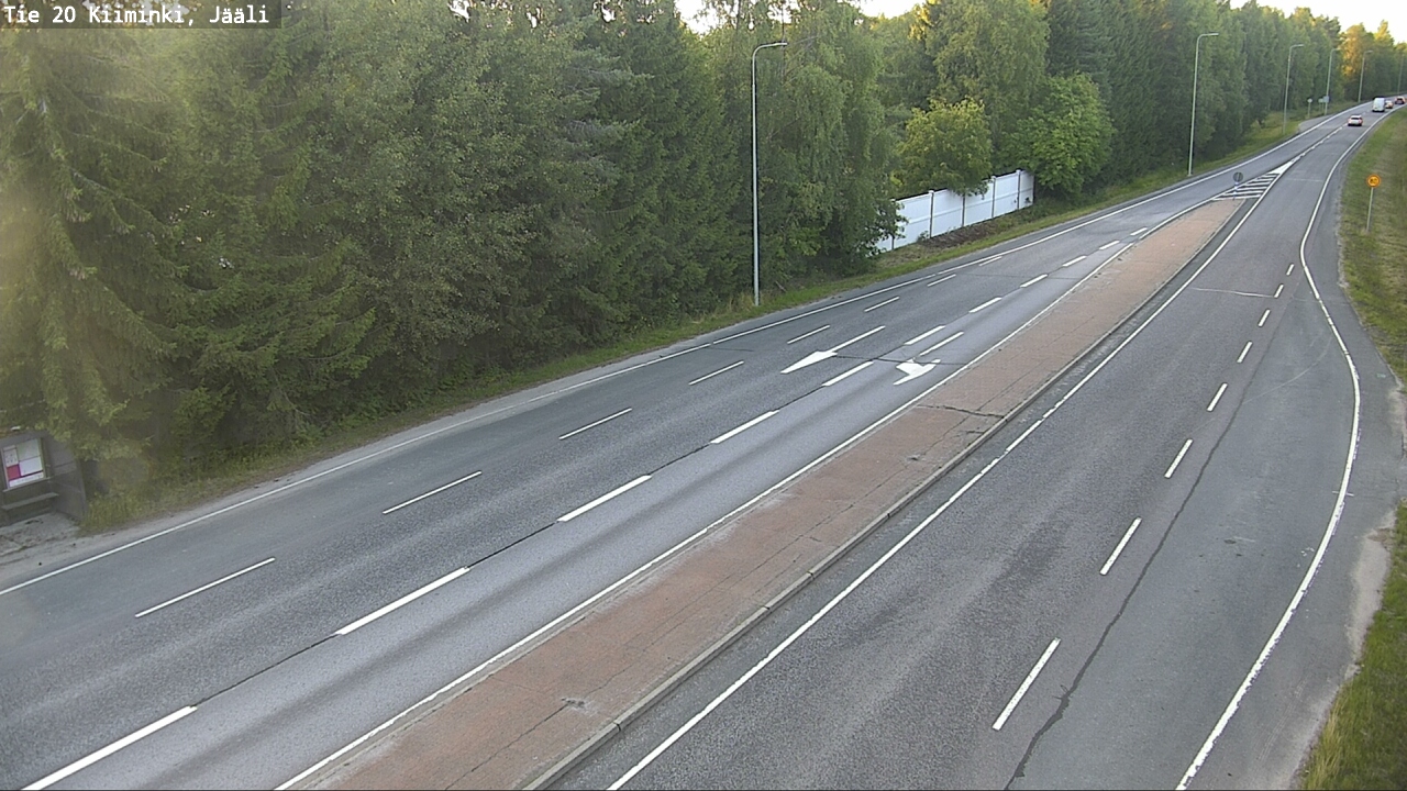 Weather Camera Image Väg 20 Uleåborg Kiiminki, Jääli, Oulu, Pohjois-Pohjanmaa