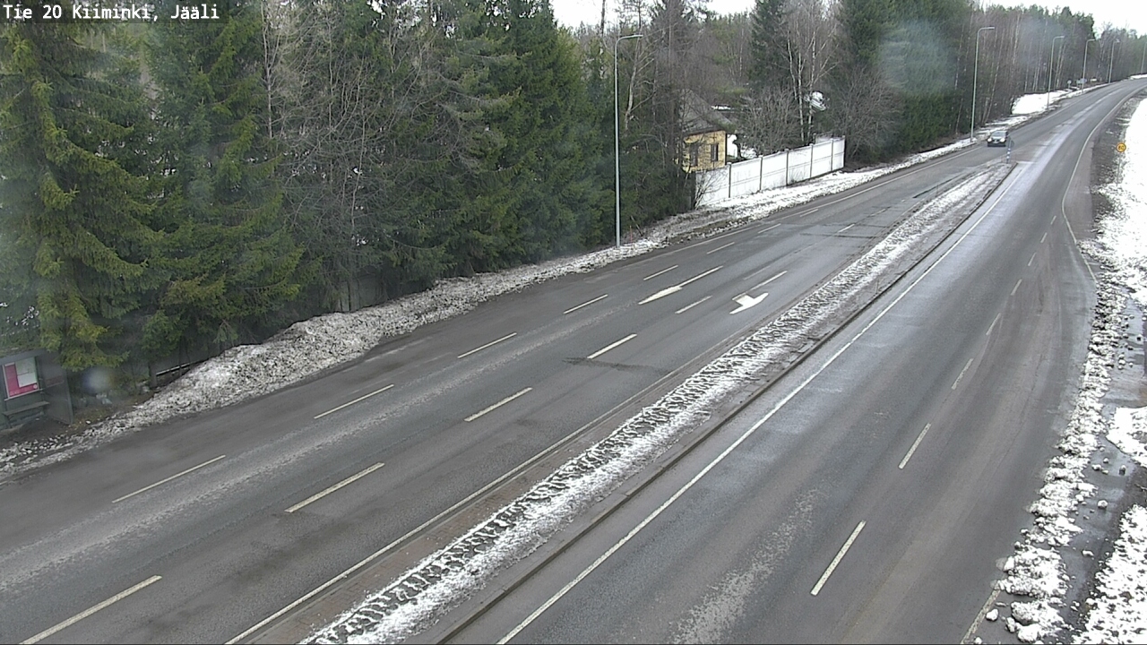 Weather Camera Image Road 20 Oulu Kiiminki, Jääli, Oulu, Pohjois-Pohjanmaa