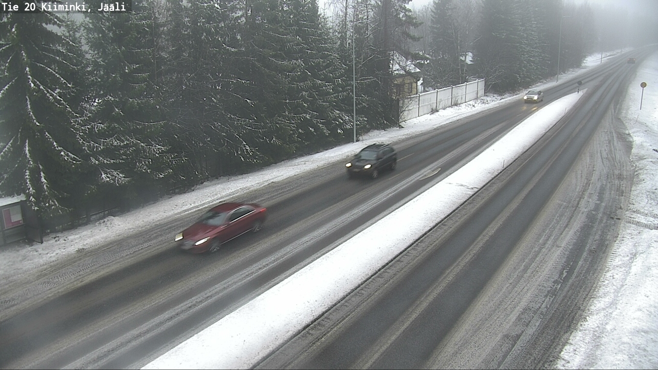 Weather Camera Image Road 20 Oulu Kiiminki, Jääli, Oulu, Pohjois-Pohjanmaa