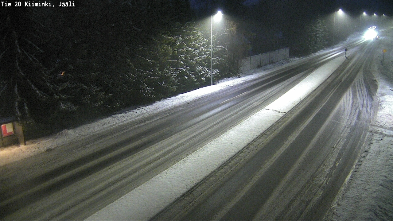 Weather Camera Image Road 20 Oulu Kiiminki, Jääli, Oulu, Pohjois-Pohjanmaa