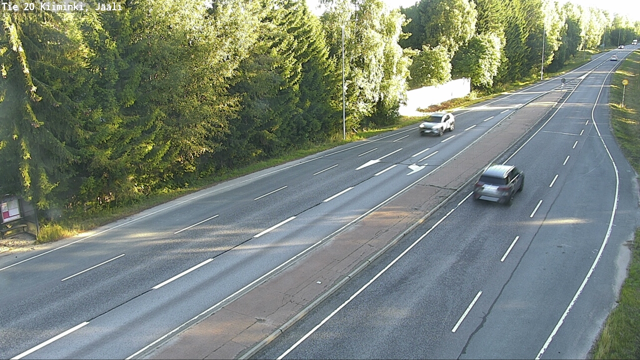 Weather Camera Image Väg 20 Uleåborg Kiiminki, Jääli, Oulu, Pohjois-Pohjanmaa