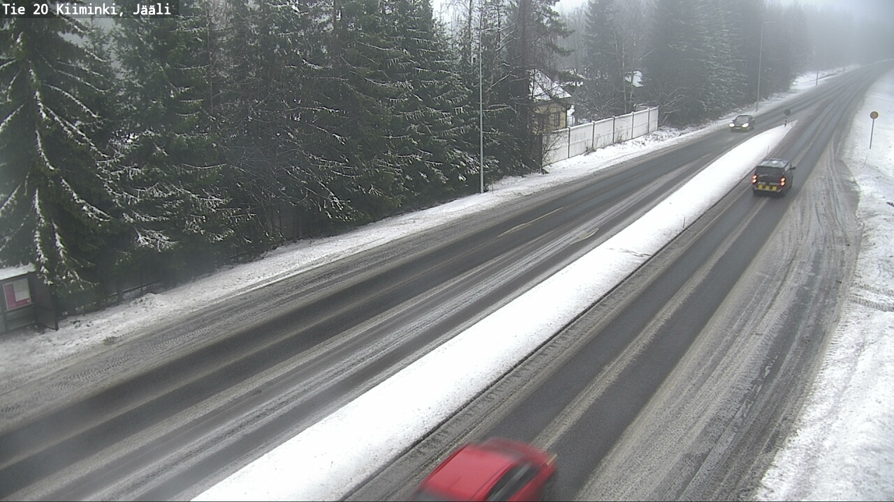 Weather Camera Image Road 20 Oulu Kiiminki, Jääli, Oulu, Pohjois-Pohjanmaa