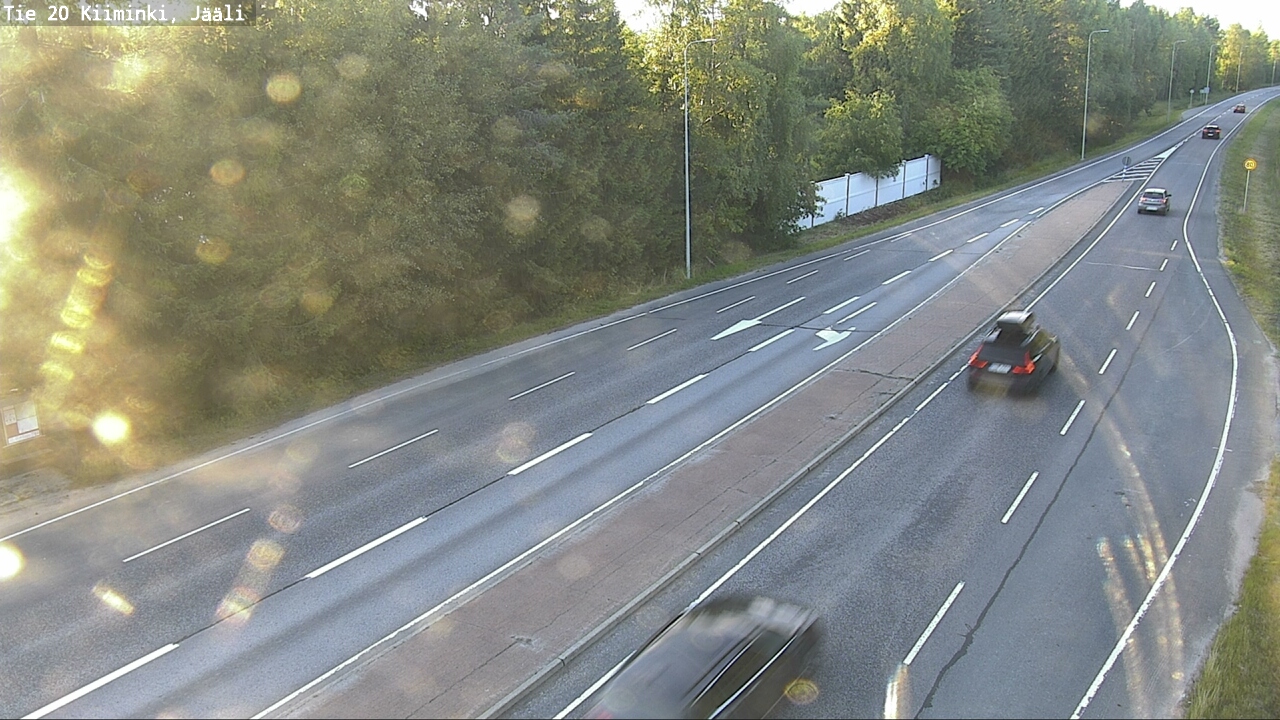 Weather Camera Image Väg 20 Uleåborg Kiiminki, Jääli, Oulu, Pohjois-Pohjanmaa