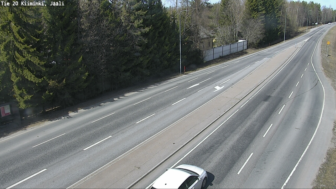 Weather Camera Image Road 20 Oulu Kiiminki, Jääli, Oulu, Pohjois-Pohjanmaa