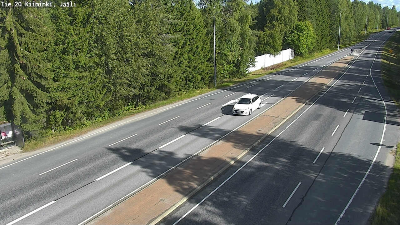 Weather Camera Image Väg 20 Uleåborg Kiiminki, Jääli, Oulu, Pohjois-Pohjanmaa