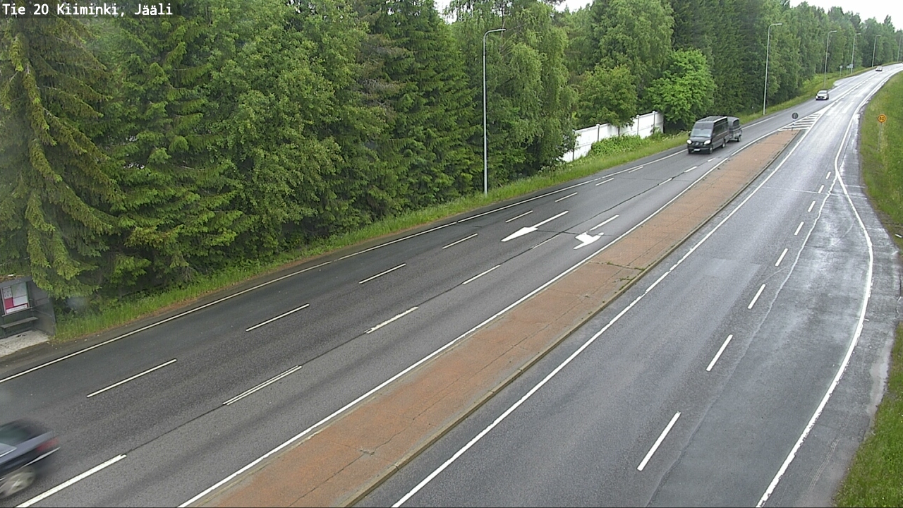Weather Camera Image Road 20 Oulu Kiiminki, Jääli, Oulu, Pohjois-Pohjanmaa