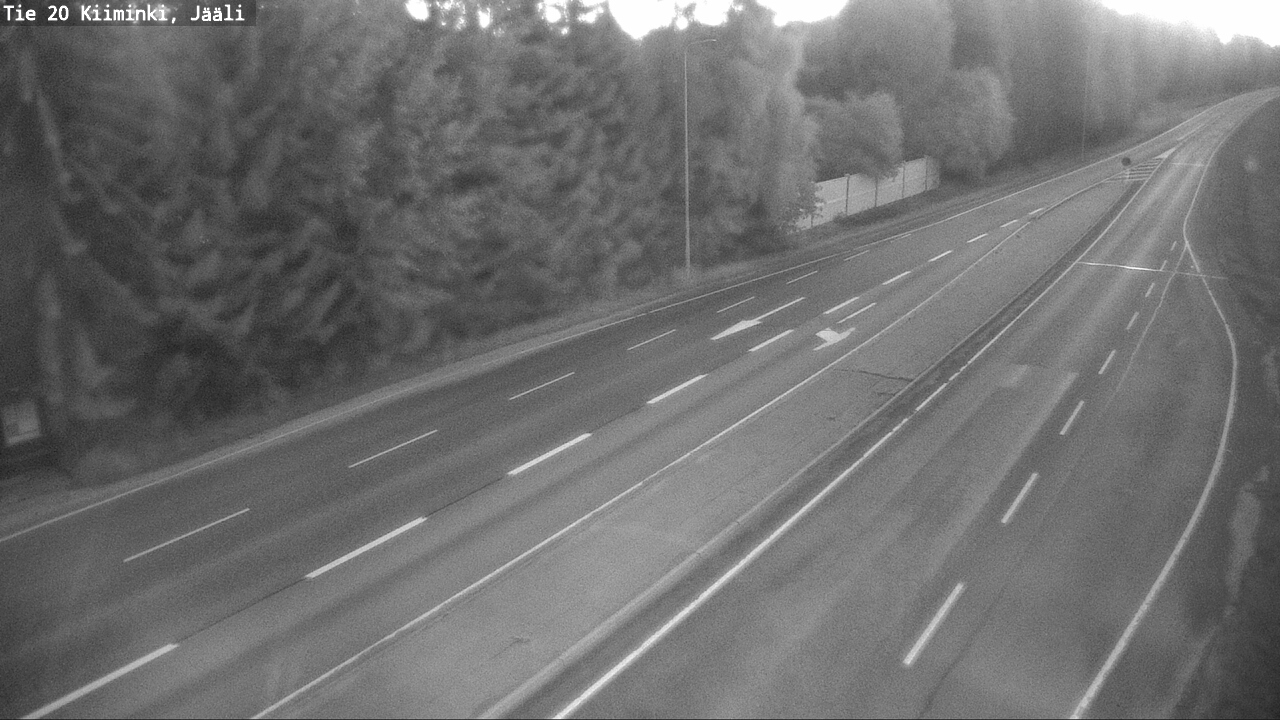 Weather Camera Image Väg 20 Uleåborg Kiiminki, Jääli, Oulu, Pohjois-Pohjanmaa