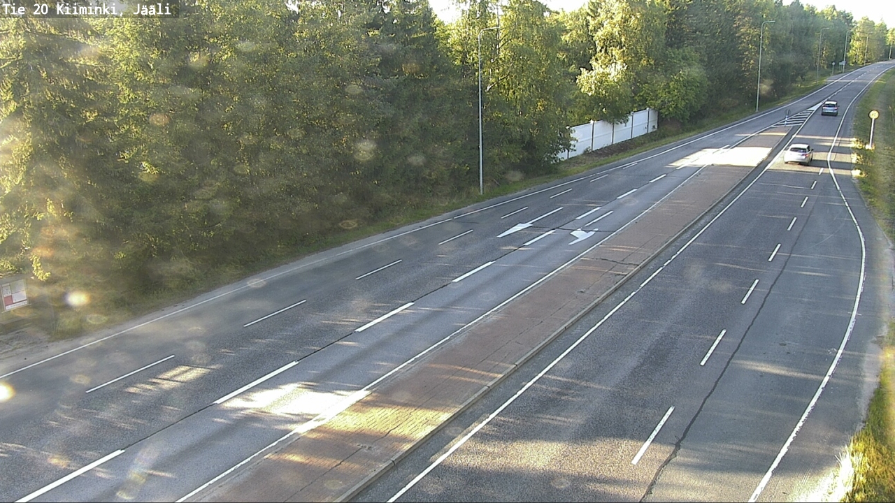 Weather Camera Image Väg 20 Uleåborg Kiiminki, Jääli, Oulu, Pohjois-Pohjanmaa