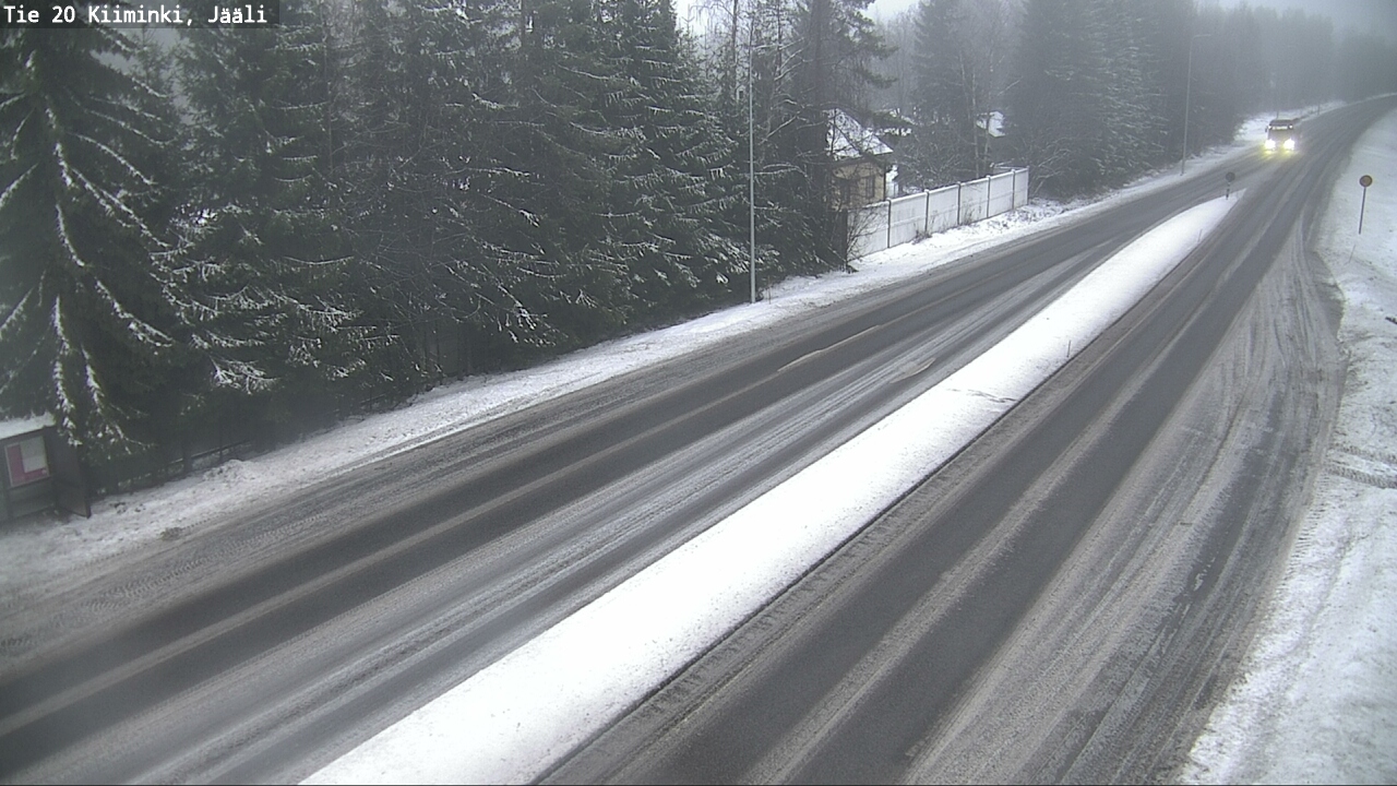 Weather Camera Image Road 20 Oulu Kiiminki, Jääli, Oulu, Pohjois-Pohjanmaa