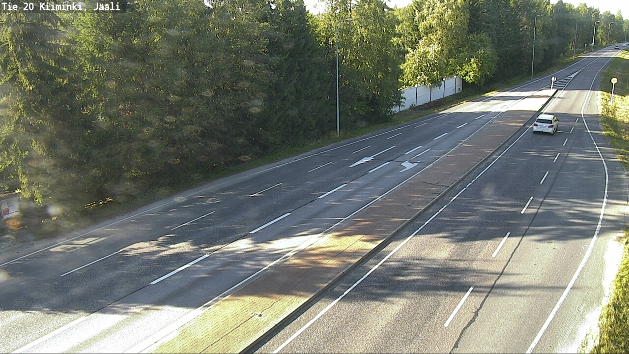 Weather Camera Image Väg 20 Uleåborg Kiiminki, Jääli, Oulu, Pohjois-Pohjanmaa