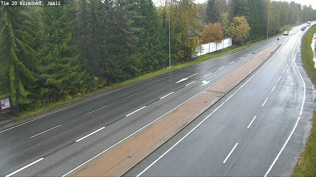 Weather Camera Image Road 20 Oulu Kiiminki, Jääli, Oulu, Pohjois-Pohjanmaa
