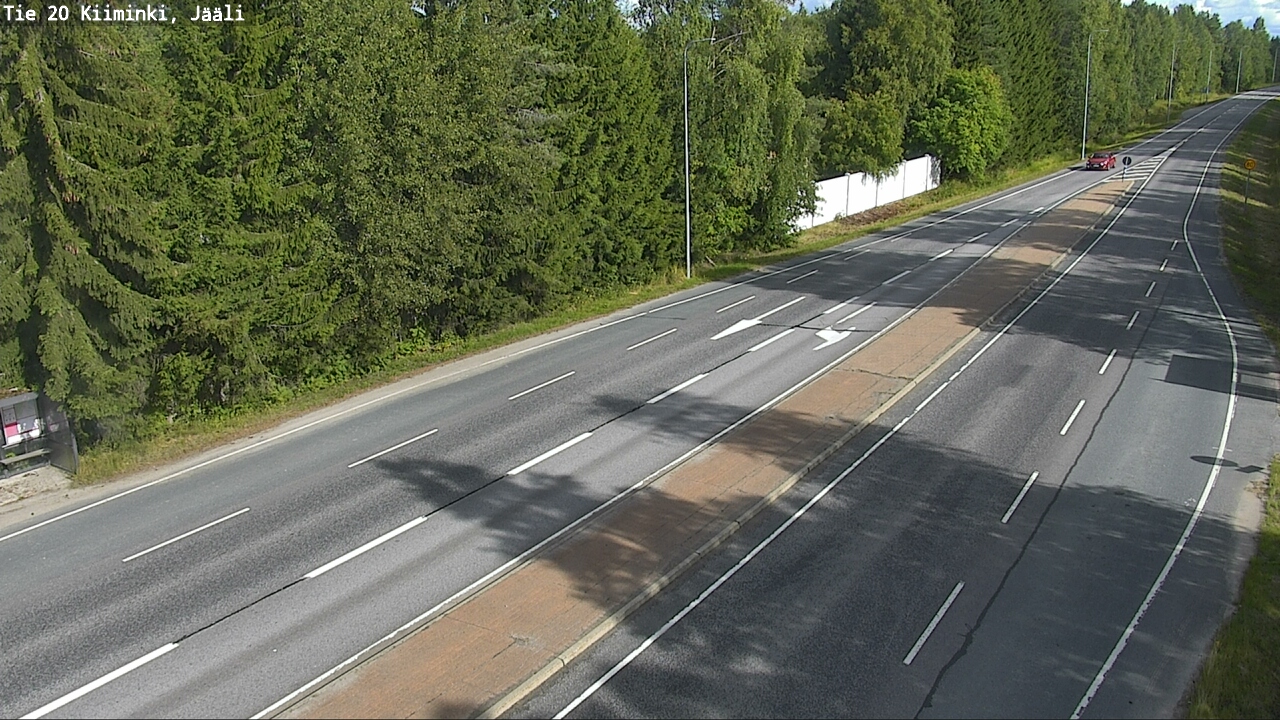 Weather Camera Image Road 20 Oulu Kiiminki, Jääli, Oulu, Pohjois-Pohjanmaa