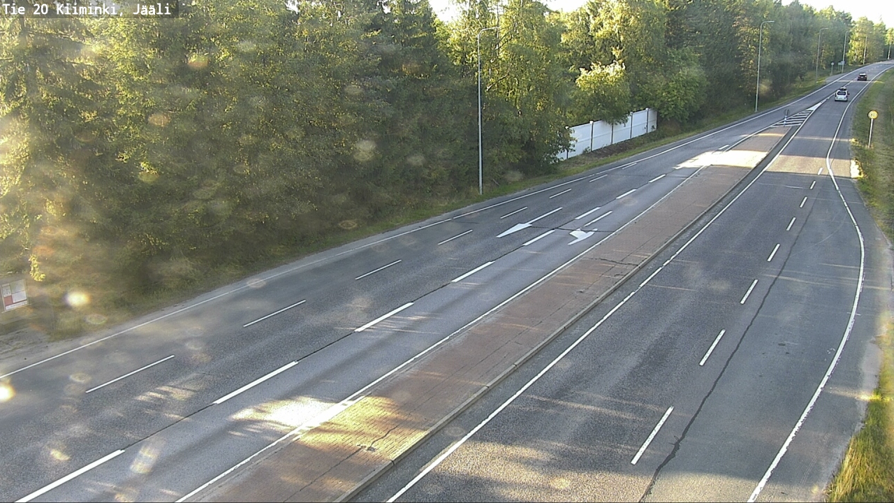 Weather Camera Image Väg 20 Uleåborg Kiiminki, Jääli, Oulu, Pohjois-Pohjanmaa