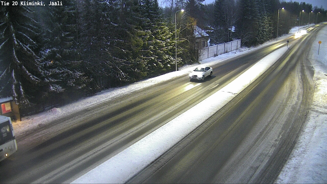 Weather Camera Image Väg 20 Uleåborg Kiiminki, Jääli, Oulu, Pohjois-Pohjanmaa