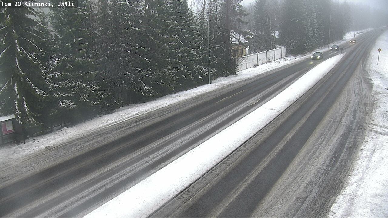 Weather Camera Image Road 20 Oulu Kiiminki, Jääli, Oulu, Pohjois-Pohjanmaa