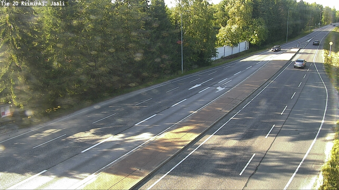 Weather Camera Image Väg 20 Uleåborg Kiiminki, Jääli, Oulu, Pohjois-Pohjanmaa
