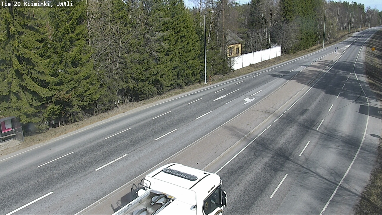 Weather Camera Image Road 20 Oulu Kiiminki, Jääli, Oulu, Pohjois-Pohjanmaa