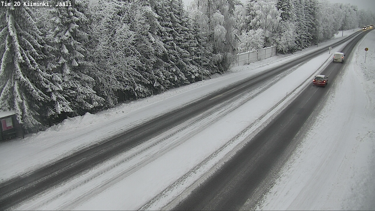 Weather Camera Image Väg 20 Uleåborg Kiiminki, Jääli, Oulu, Pohjois-Pohjanmaa