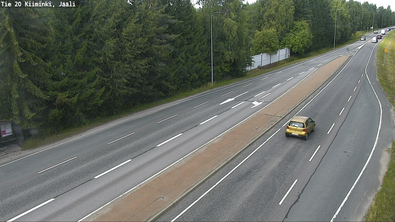 Weather Camera Image Väg 20 Uleåborg Kiiminki, Jääli, Oulu, Pohjois-Pohjanmaa