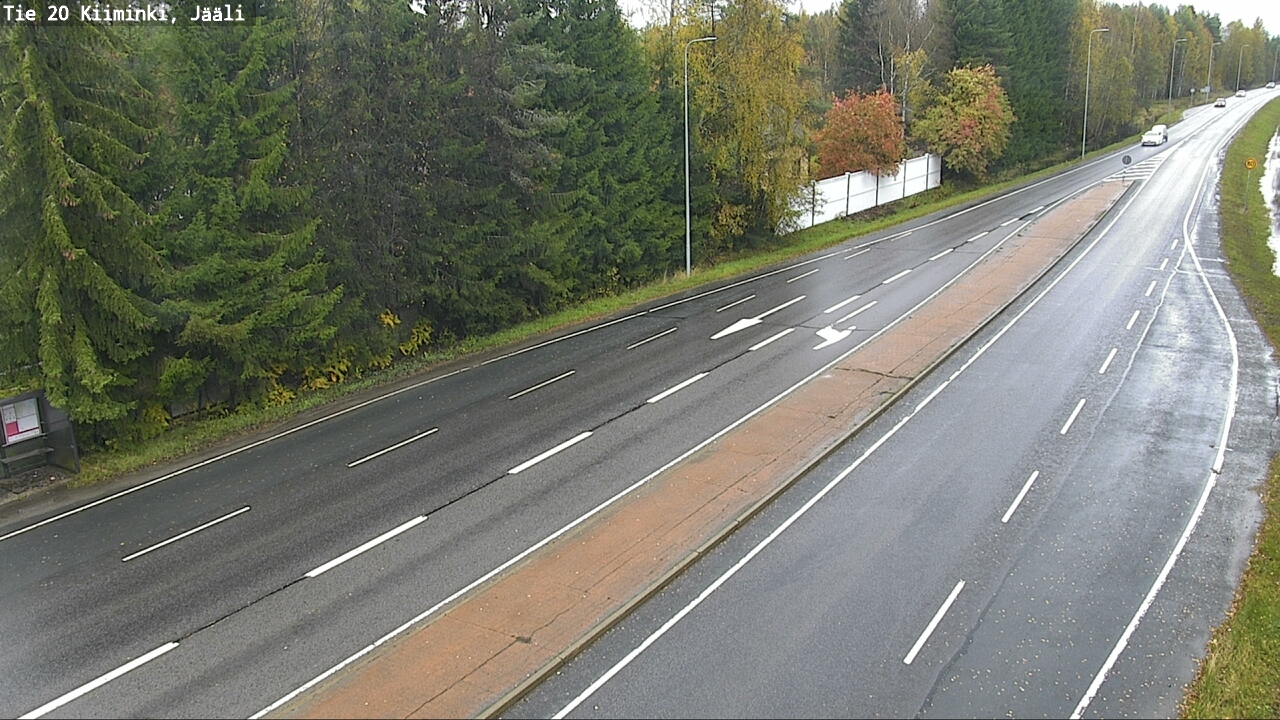 Weather Camera Image Road 20 Oulu Kiiminki, Jääli, Oulu, Pohjois-Pohjanmaa