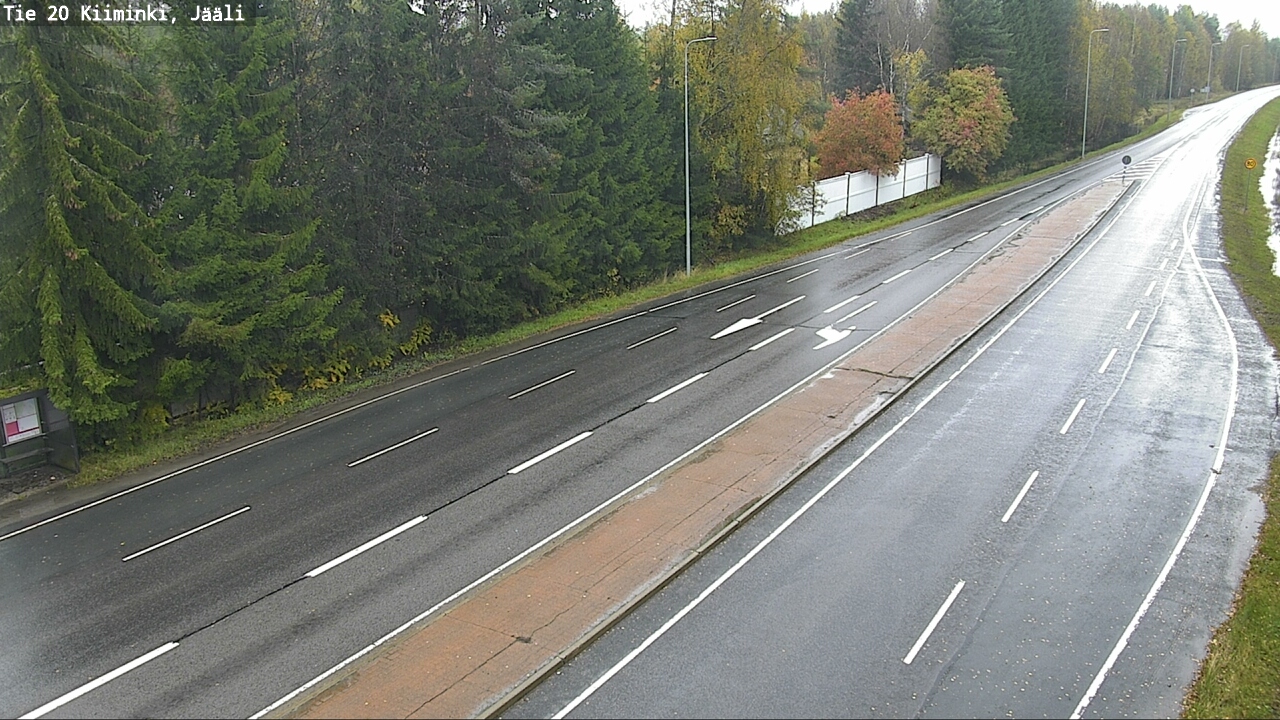 Weather Camera Image Road 20 Oulu Kiiminki, Jääli, Oulu, Pohjois-Pohjanmaa