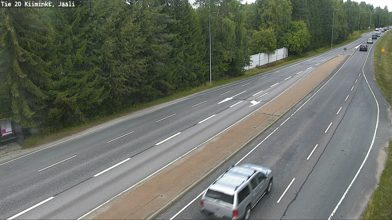 Weather Camera Image Väg 20 Uleåborg Kiiminki, Jääli, Oulu, Pohjois-Pohjanmaa